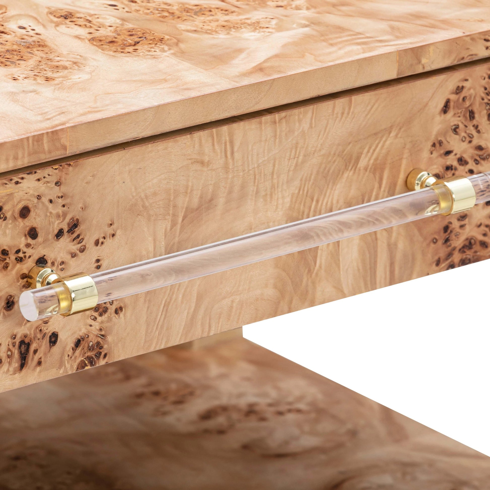 Brandyss Burl Nightstand by TOV Furniture. Made from unique in a modern style.