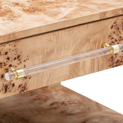 Brandyss Burl Nightstand by TOV Furniture. Made from unique in a modern style.
