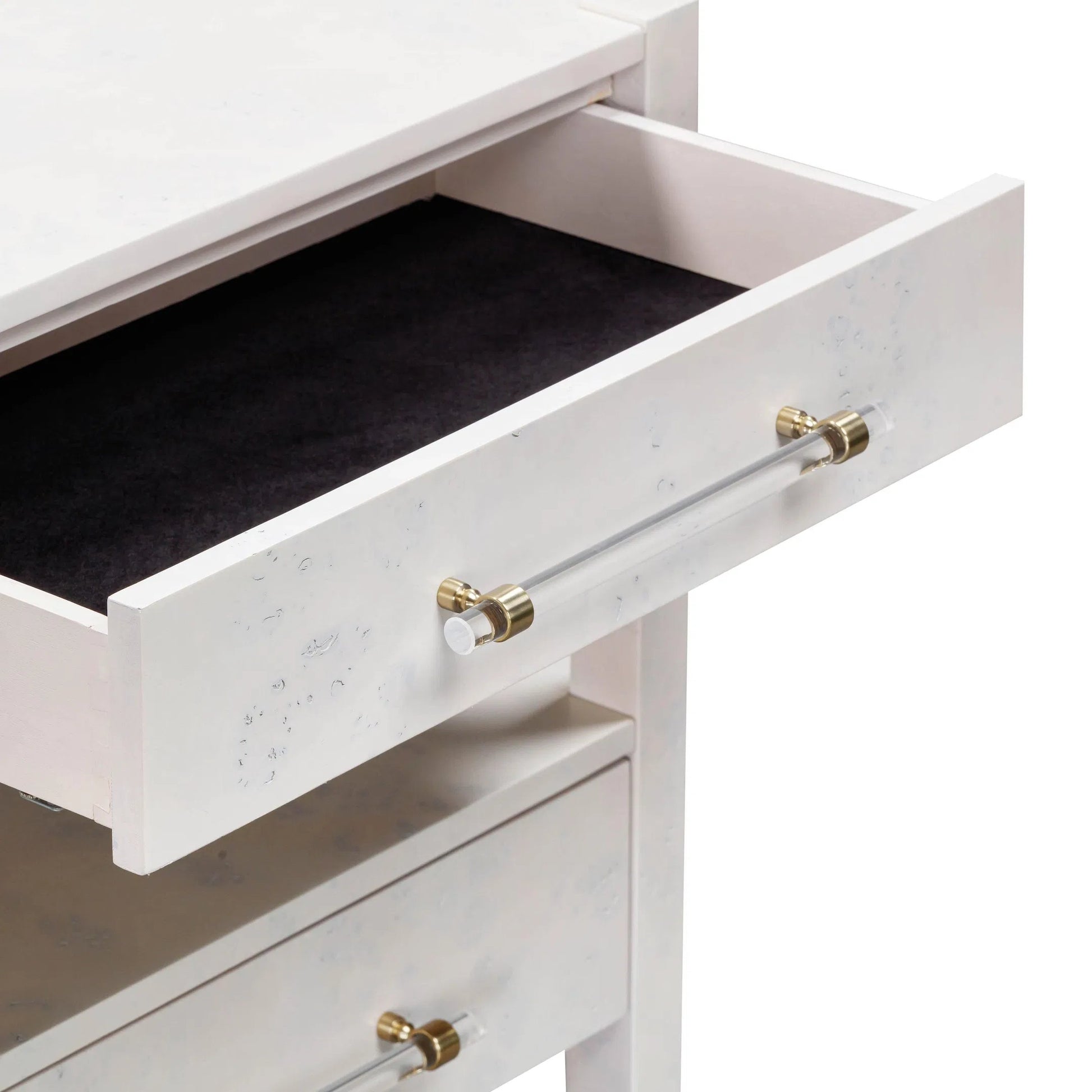 Brandyss Burl Nightstand by TOV Furniture. Made from unique in a modern style.