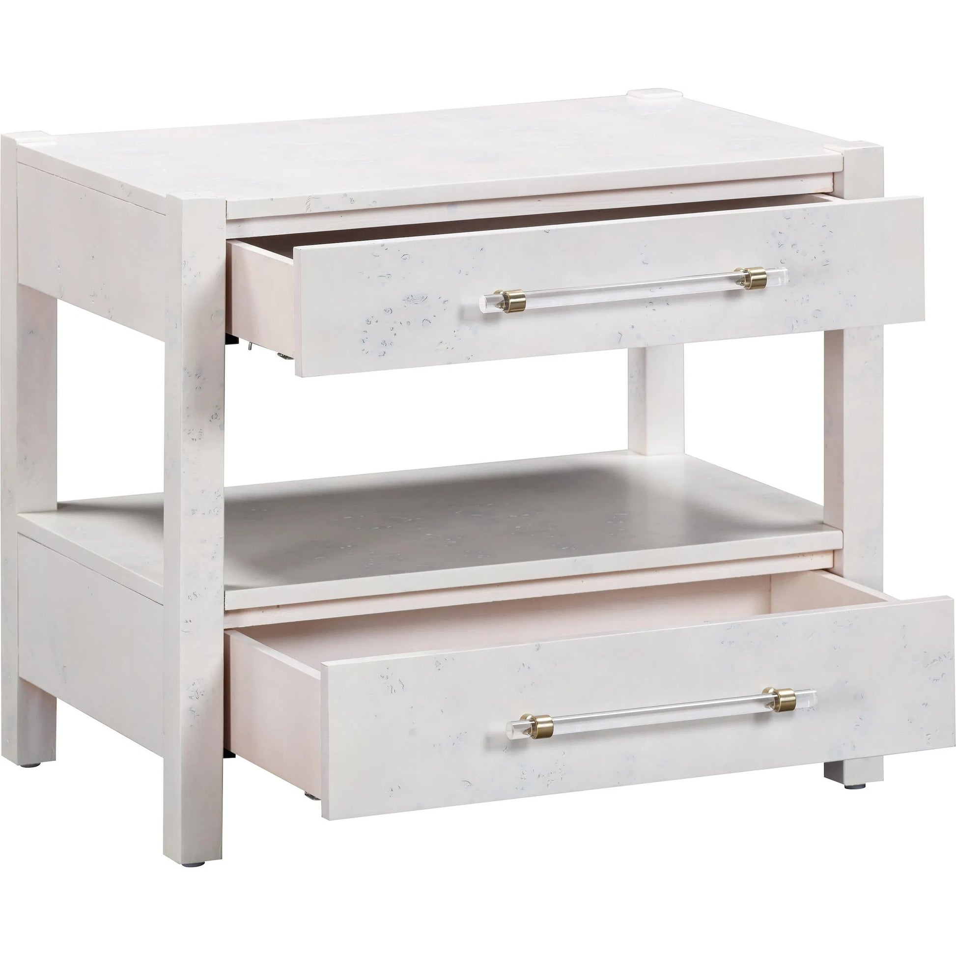 Brandyss Burl Nightstand by TOV Furniture. Made from unique in a modern style.