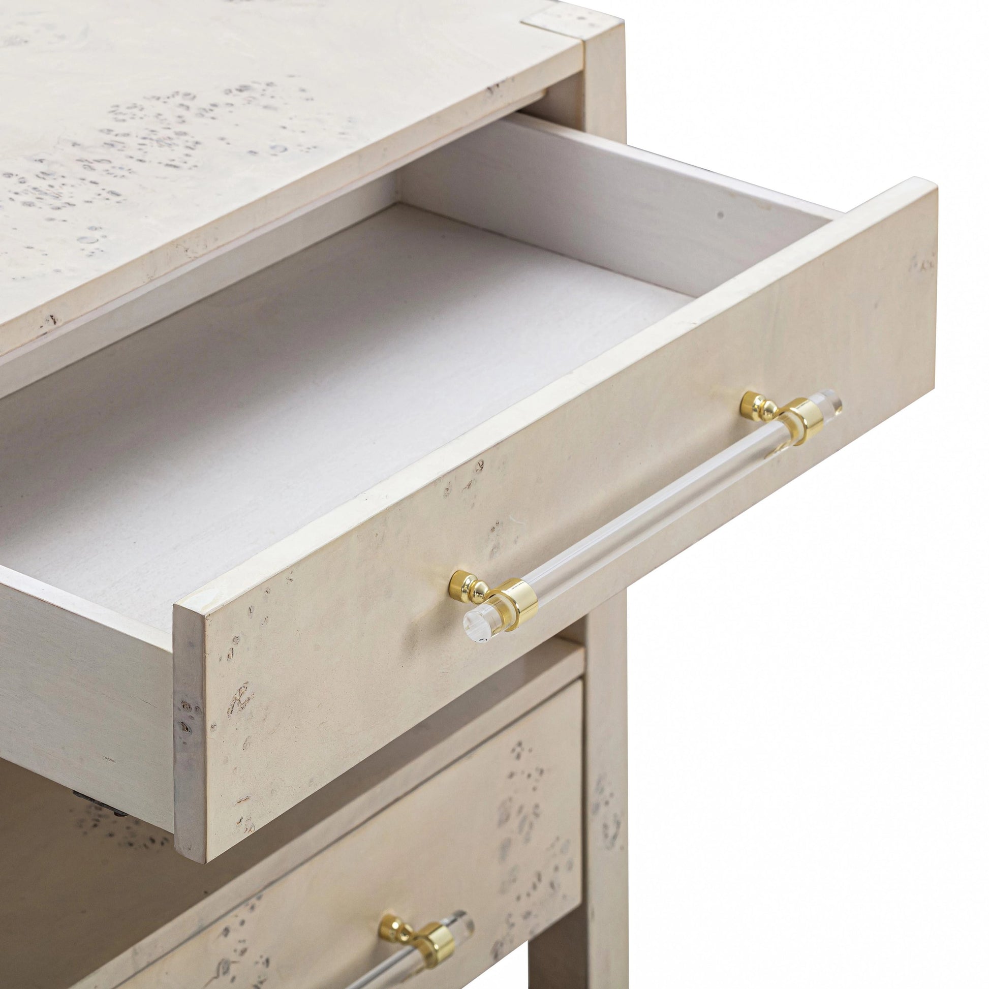 Brandyss Burl Nightstand by TOV Furniture. Made from unique in a modern style.