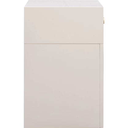 Suzie Rattan Nightstand by TOV Furniture. Made from mdf, rattan in a modern style.