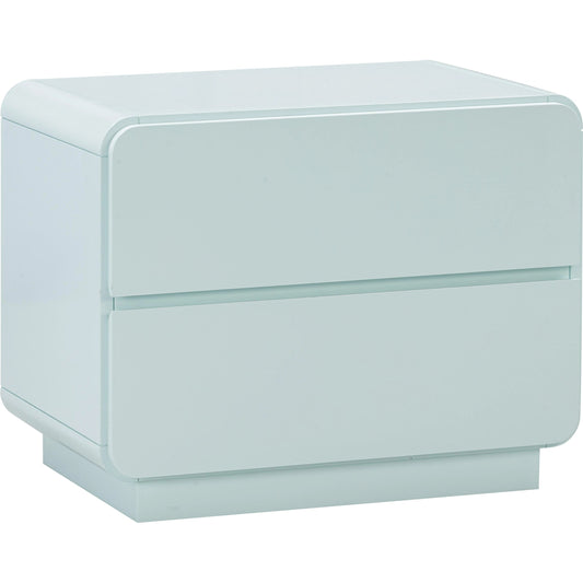 Sagura Nightstand by TOV Furniture. Made from acacia, mdf in a modern style.
