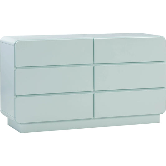 Sagura 6-Drawer Dresser by TOV Furniture. Made from acacia, mdf in a modern style.