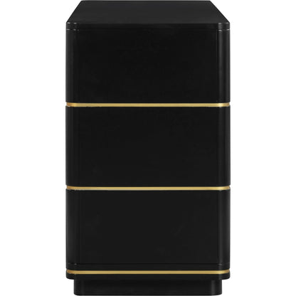 Julieta 6 Drawer Dresser by TOV Furniture. Made from acacia, mdf, plastic in a modern style.