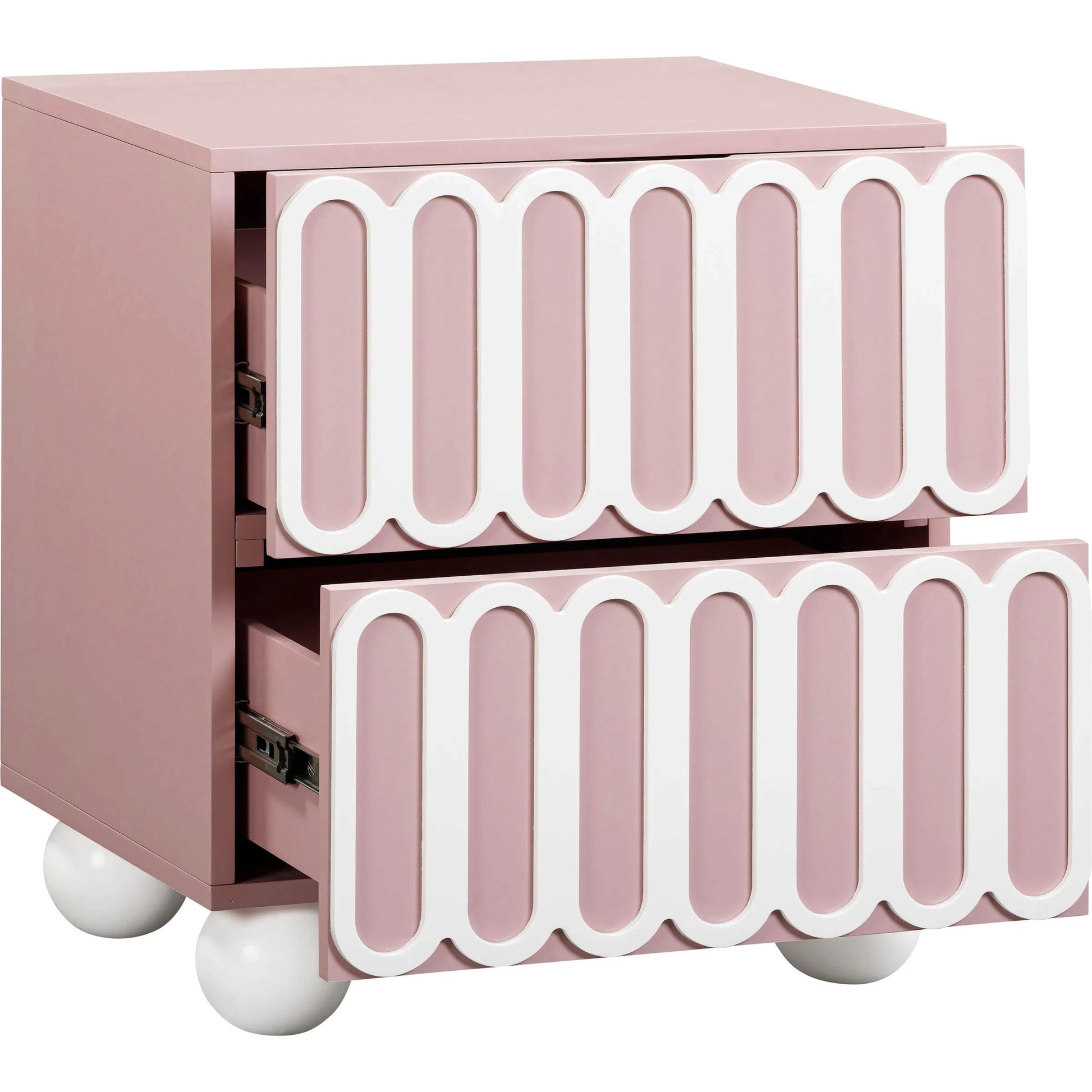 Tori Motif Nightstand by TOV Furniture. Made from unique in a eclectic & global style.