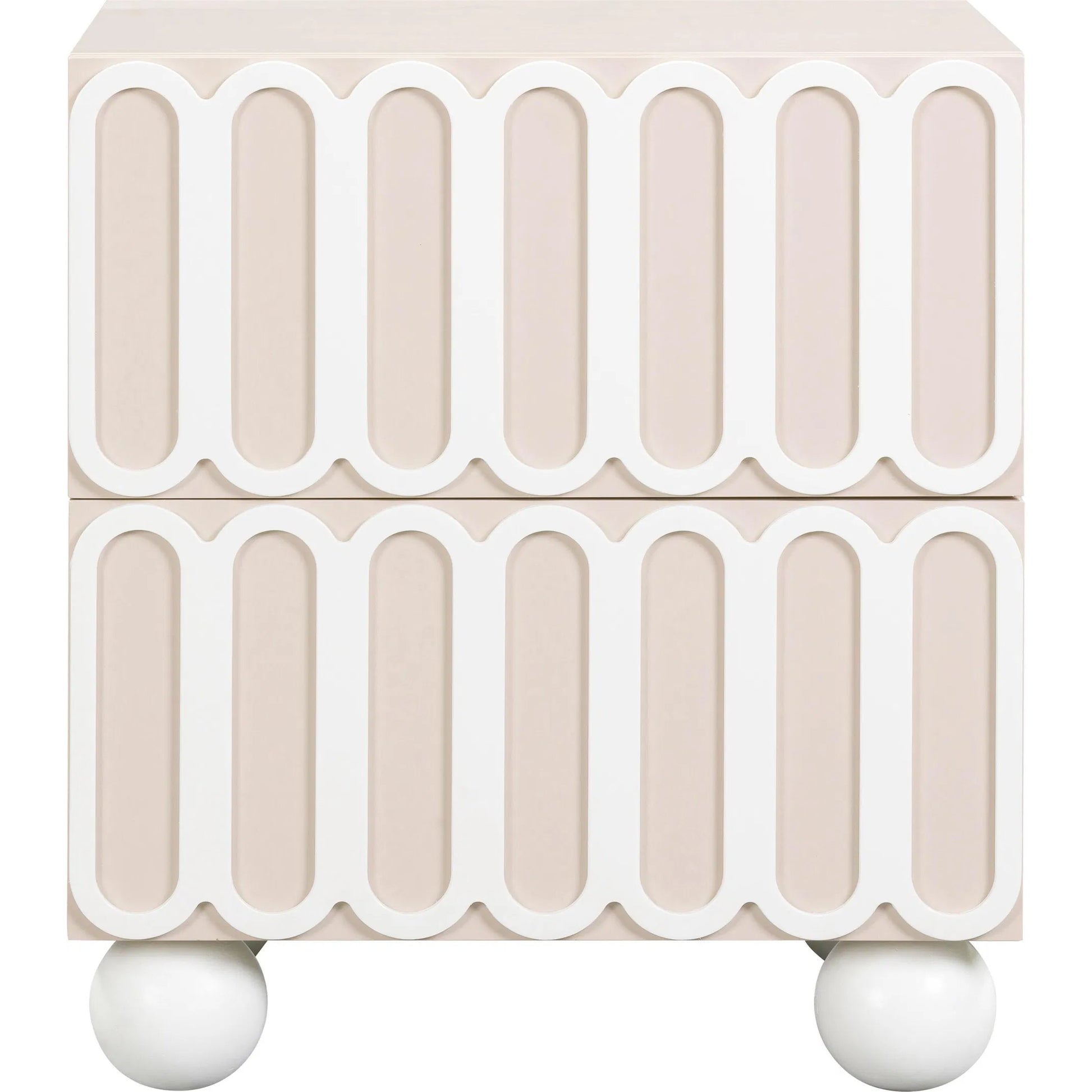 Tori Motif Nightstand by TOV Furniture. Made from unique in a eclectic & global style.