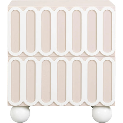 Tori Motif Nightstand by TOV Furniture. Made from unique in a eclectic & global style.