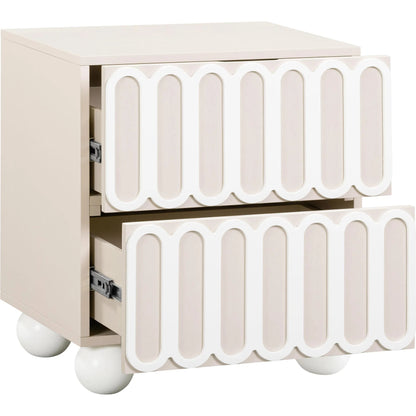 Tori Motif Nightstand by TOV Furniture. Made from unique in a eclectic & global style.