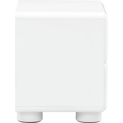 Tammy Nightstand by TOV Furniture. Made from mdf, rubberwood in a eclectic & global style.