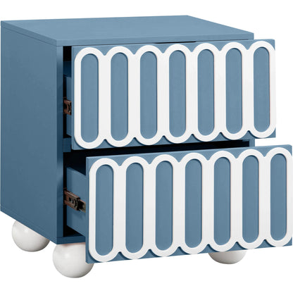 Tori Motif Nightstand by TOV Furniture. Made from unique in a eclectic & global style.