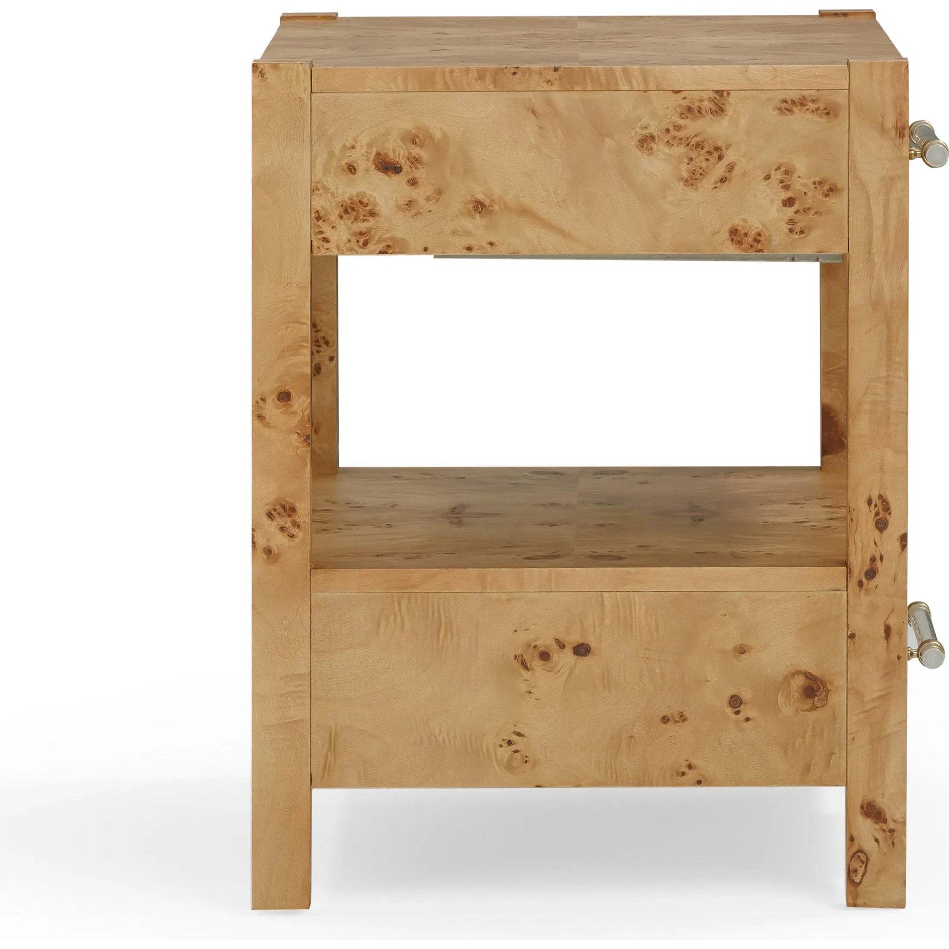 Brandyss Burl Nightstand by TOV Furniture. Made from unique in a modern style.