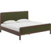 Hella Velvet Bed by TOV Furniture. Made from velvet, veneer, wood in a eclectic & global style.