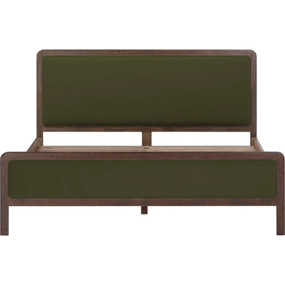 Hella Velvet Bed by TOV Furniture. Made from velvet, veneer, wood in a eclectic & global style.