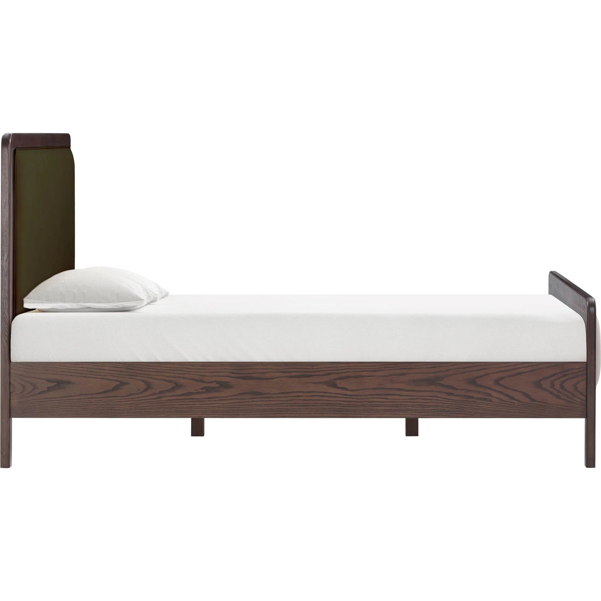 Hella Velvet Bed by TOV Furniture. Made from velvet, veneer, wood in a eclectic & global style.