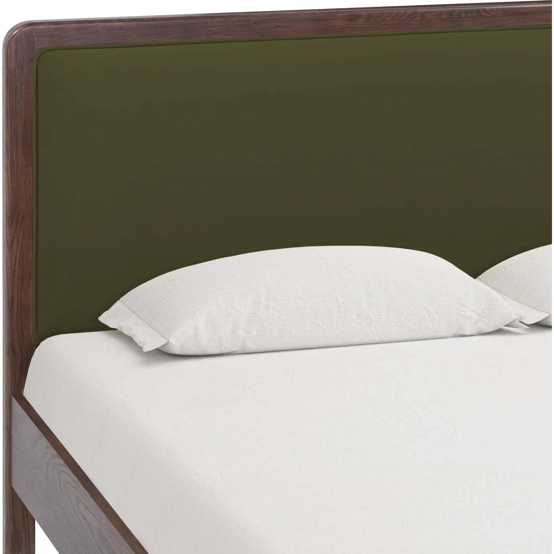 Hella Velvet Bed by TOV Furniture. Made from velvet, veneer, wood in a eclectic & global style.