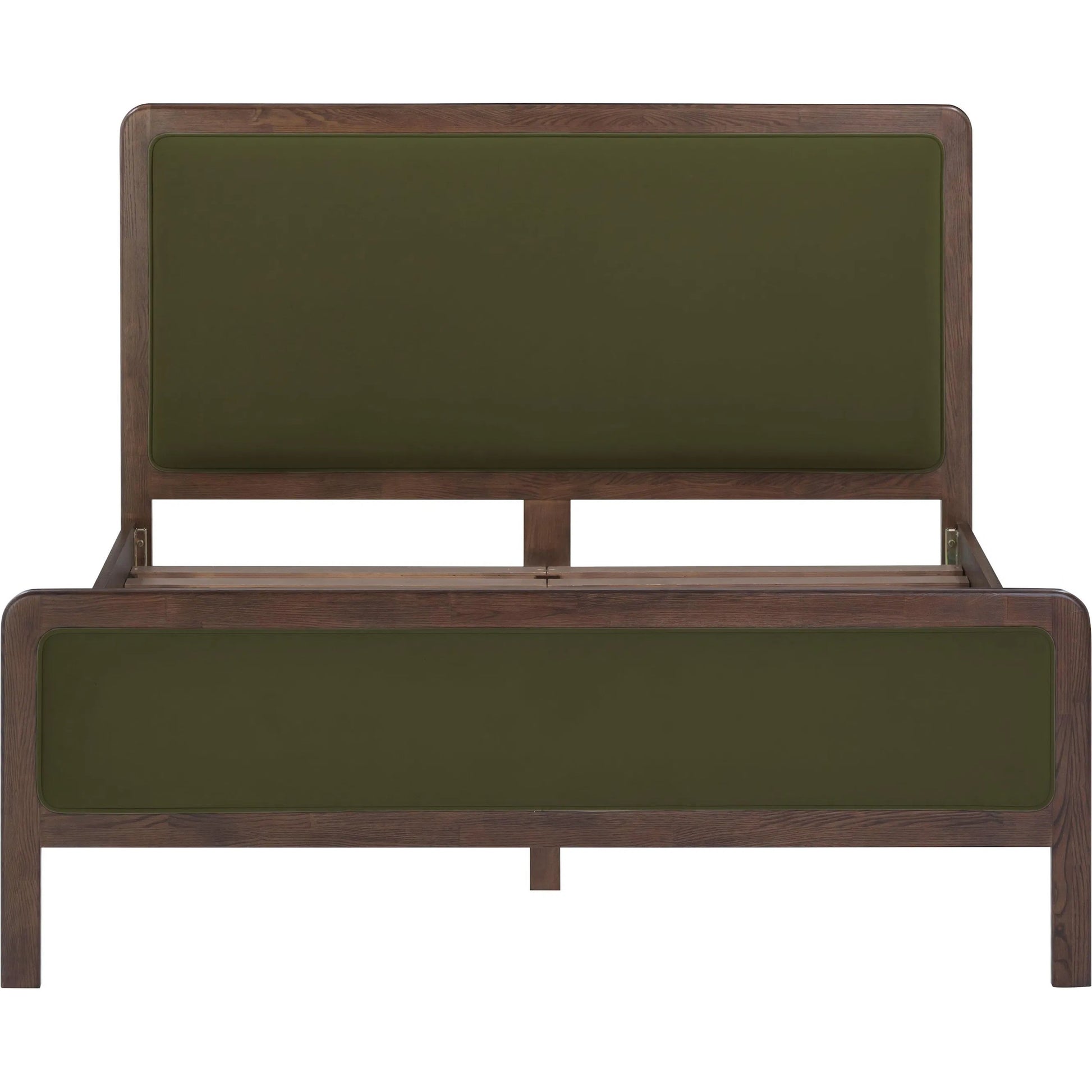 Hella Velvet Bed by TOV Furniture. Made from velvet, veneer, wood in a eclectic & global style.