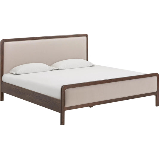 Hella Velvet Bed by TOV Furniture. Made from velvet, veneer, wood in a unique style.
