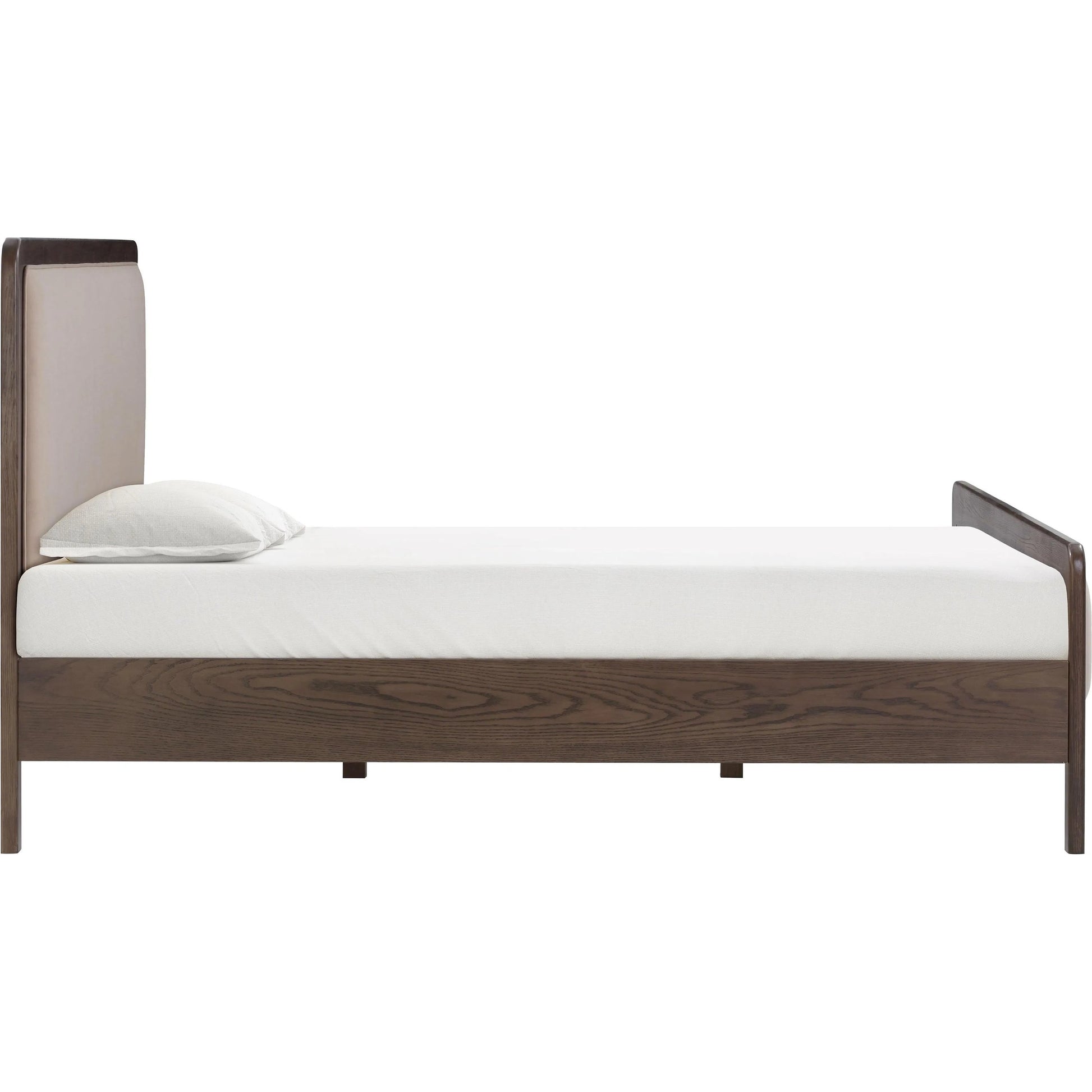 Hella Velvet Bed by TOV Furniture. Made from velvet, veneer, wood in a eclectic & global style.