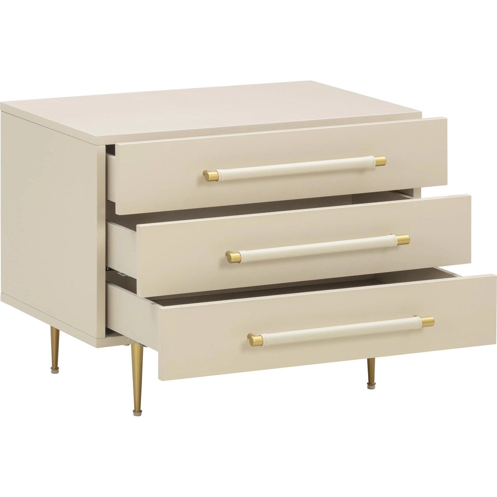 Trident Nightstand by TOV Furniture. Made from unique in a modern style.