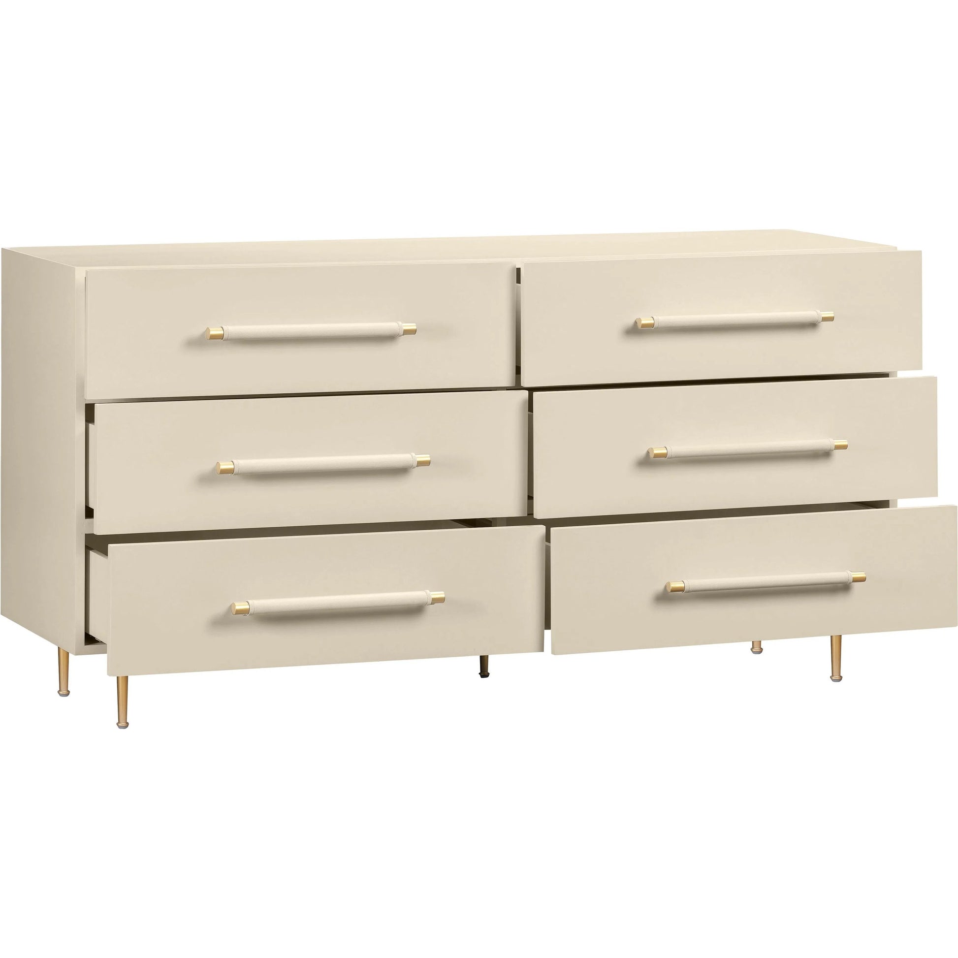 Trident 6 Drawer Dresser by TOV Furniture. Made from unique in a transitional style.