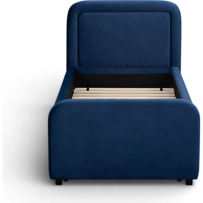Briella Performance Trundle Bed in by TOV Furniture. Made from pine, plywood, rubberwood, velvet in a unique style.