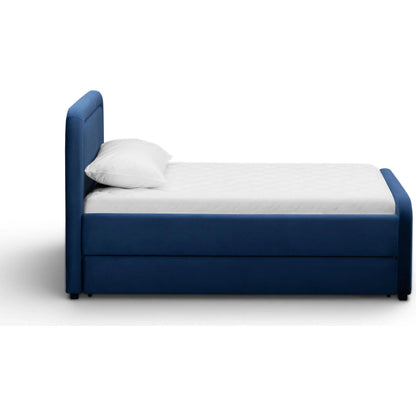Briella Performance Trundle Bed in by TOV Furniture. Made from pine, plywood, rubberwood, velvet in a unique style.