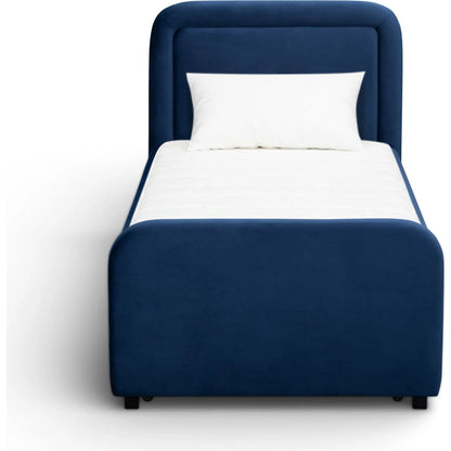 Briella Performance Trundle Bed in by TOV Furniture. Made from pine, plywood, rubberwood, velvet in a unique style.