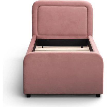 Briella Performance Trundle Bed in by TOV Furniture. Made from pine, plywood, rubberwood, velvet in a unique style.