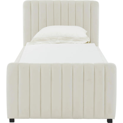 Angela Trundle Bed by TOV Furniture. Made from velvet, wood in a modern style.