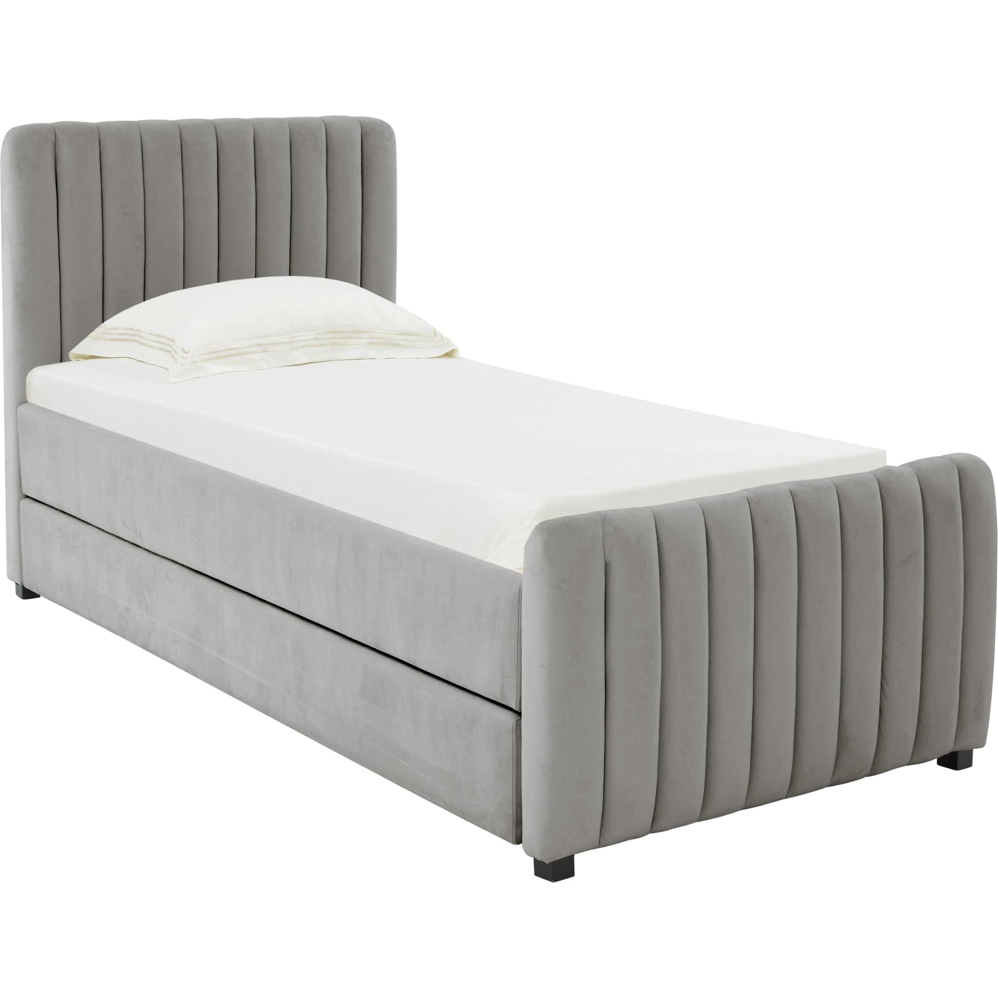 Angela Trundle Bed by TOV Furniture. Made from velvet, wood in a modern style.