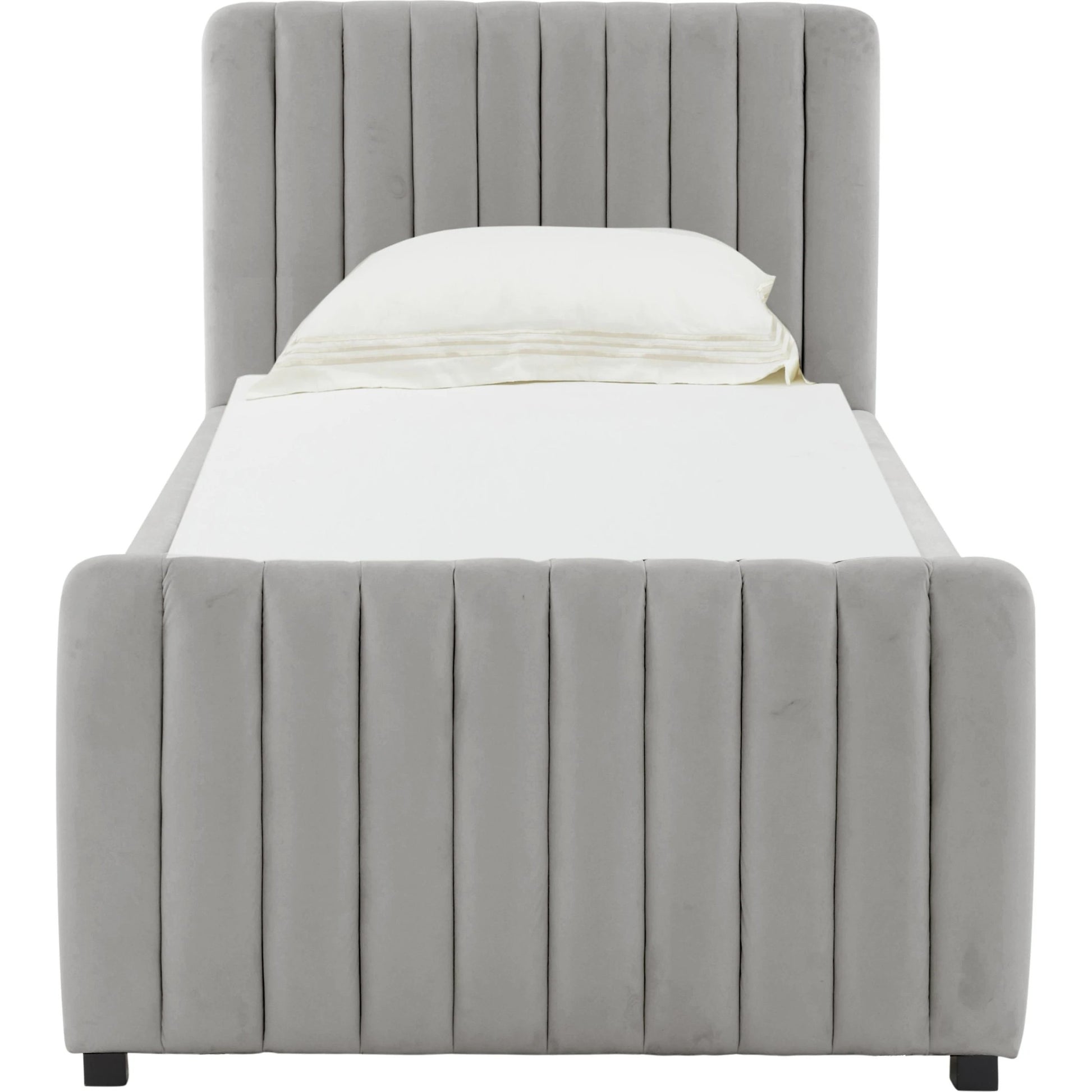 Angela Trundle Bed by TOV Furniture. Made from velvet, wood in a modern style.