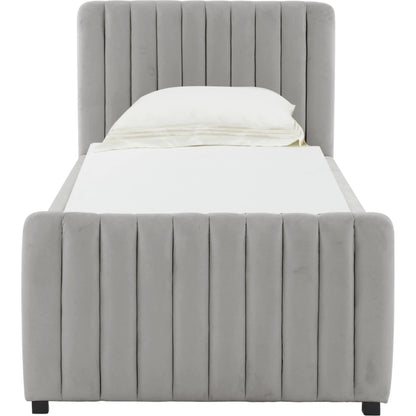 Angela Trundle Bed by TOV Furniture. Made from velvet, wood in a modern style.