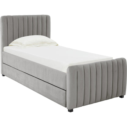 Angela Trundle Bed by TOV Furniture. Made from velvet, wood in a modern style.