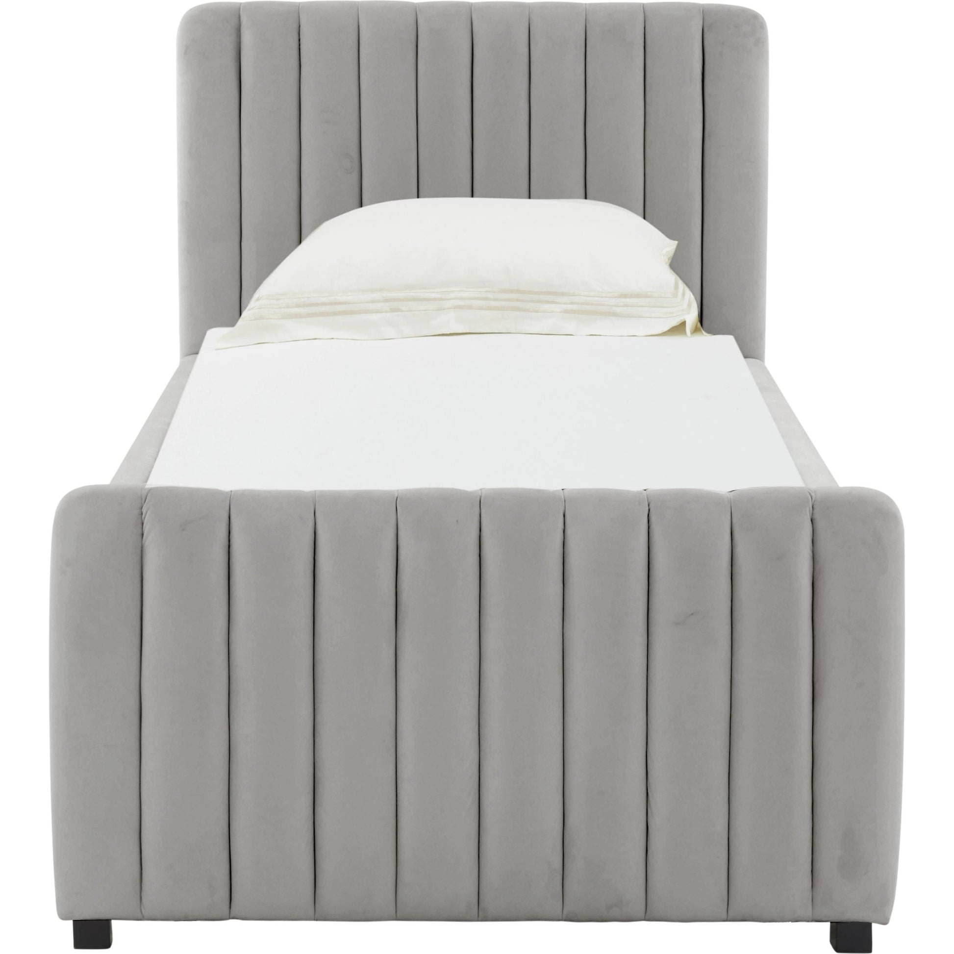 Angela Trundle Bed by TOV Furniture. Made from velvet, wood in a modern style.