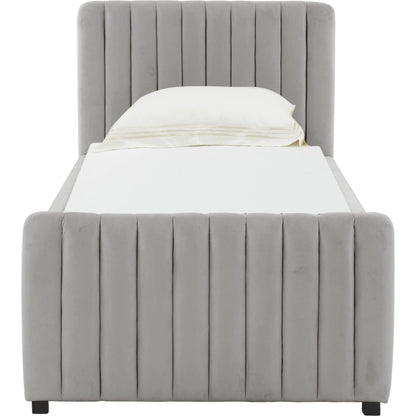 Angela Trundle Bed by TOV Furniture. Made from velvet, wood in a modern style.