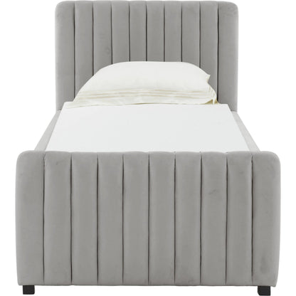 Angela Trundle Bed by TOV Furniture. Made from velvet, wood in a modern style.