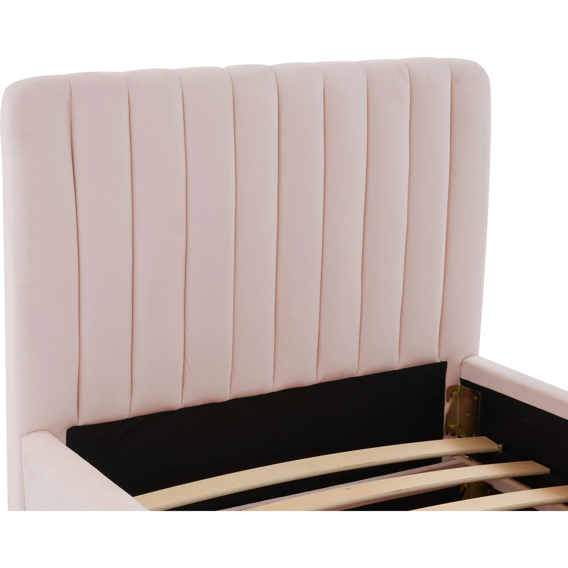 Angela Trundle Bed by TOV Furniture. Made from velvet, wood in a modern style.