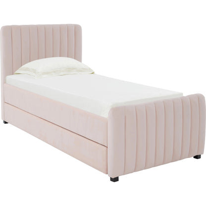 Angela Trundle Bed by TOV Furniture. Made from velvet, wood in a modern style.