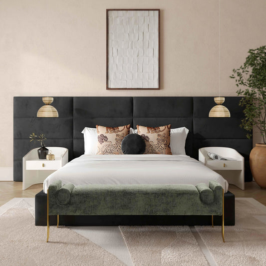 Eliana Velvet Wings (Set of 2) by TOV Furniture. Made from velvet, wood in a modern style.