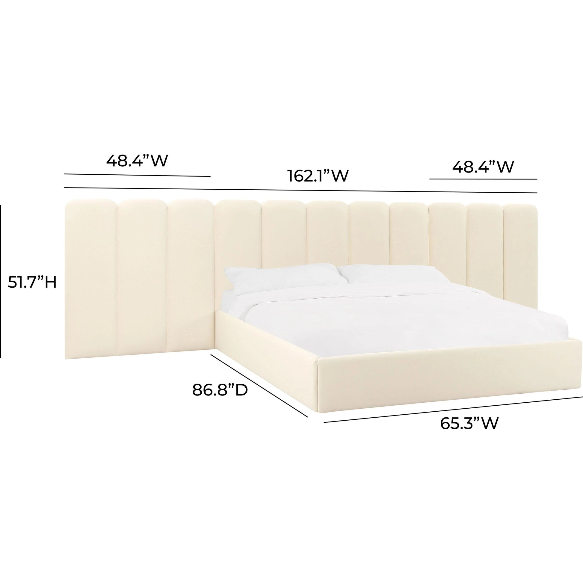 Palani Velvet Wings (Set of 2) by TOV Furniture. Made from plywood, velvet in a modern style.