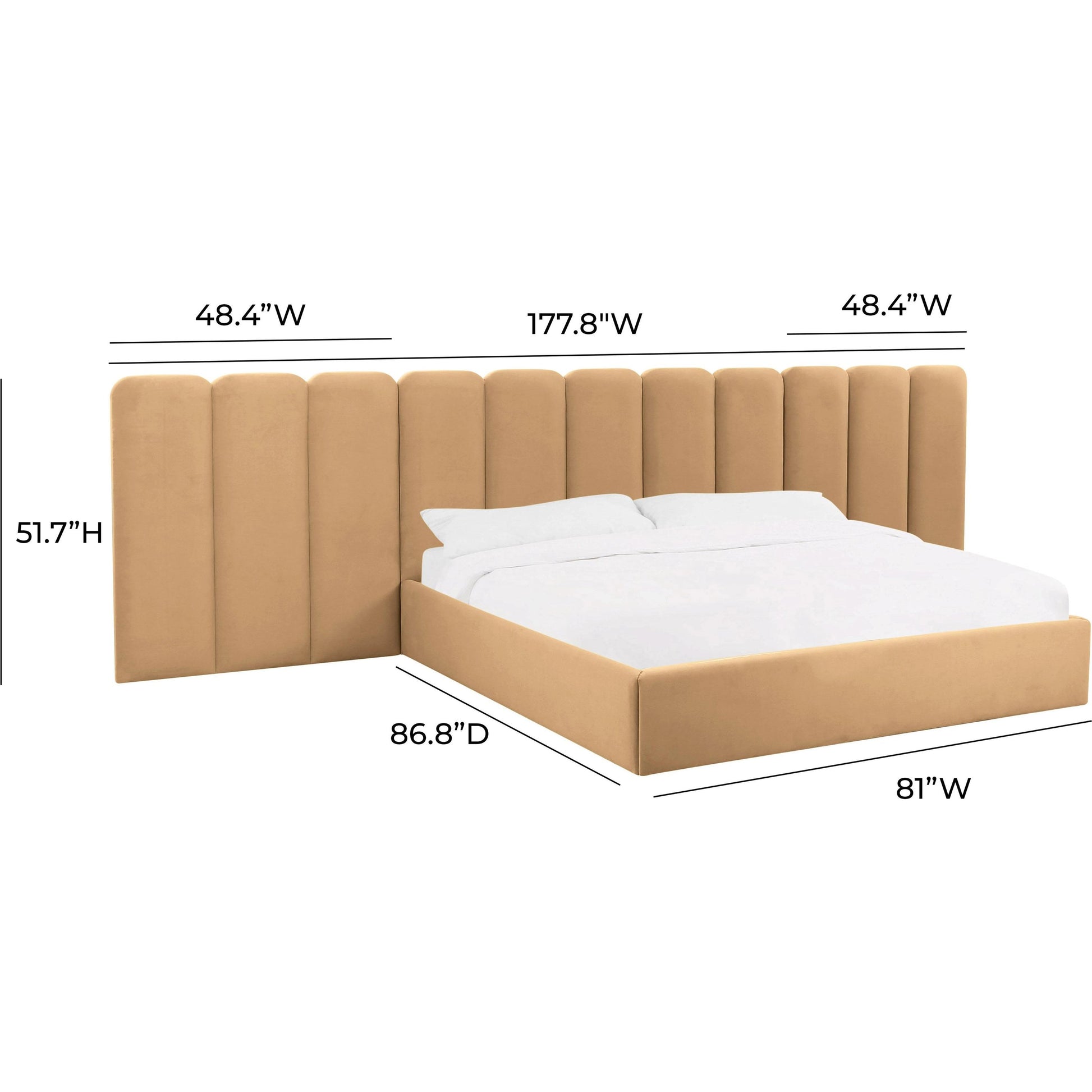 Palani Velvet Wings by TOV Furniture. Made from plywood, velvet in a modern style.