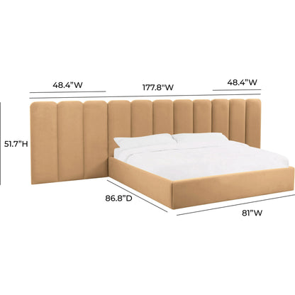 Palani Velvet Wings by TOV Furniture. Made from plywood, velvet in a modern style.