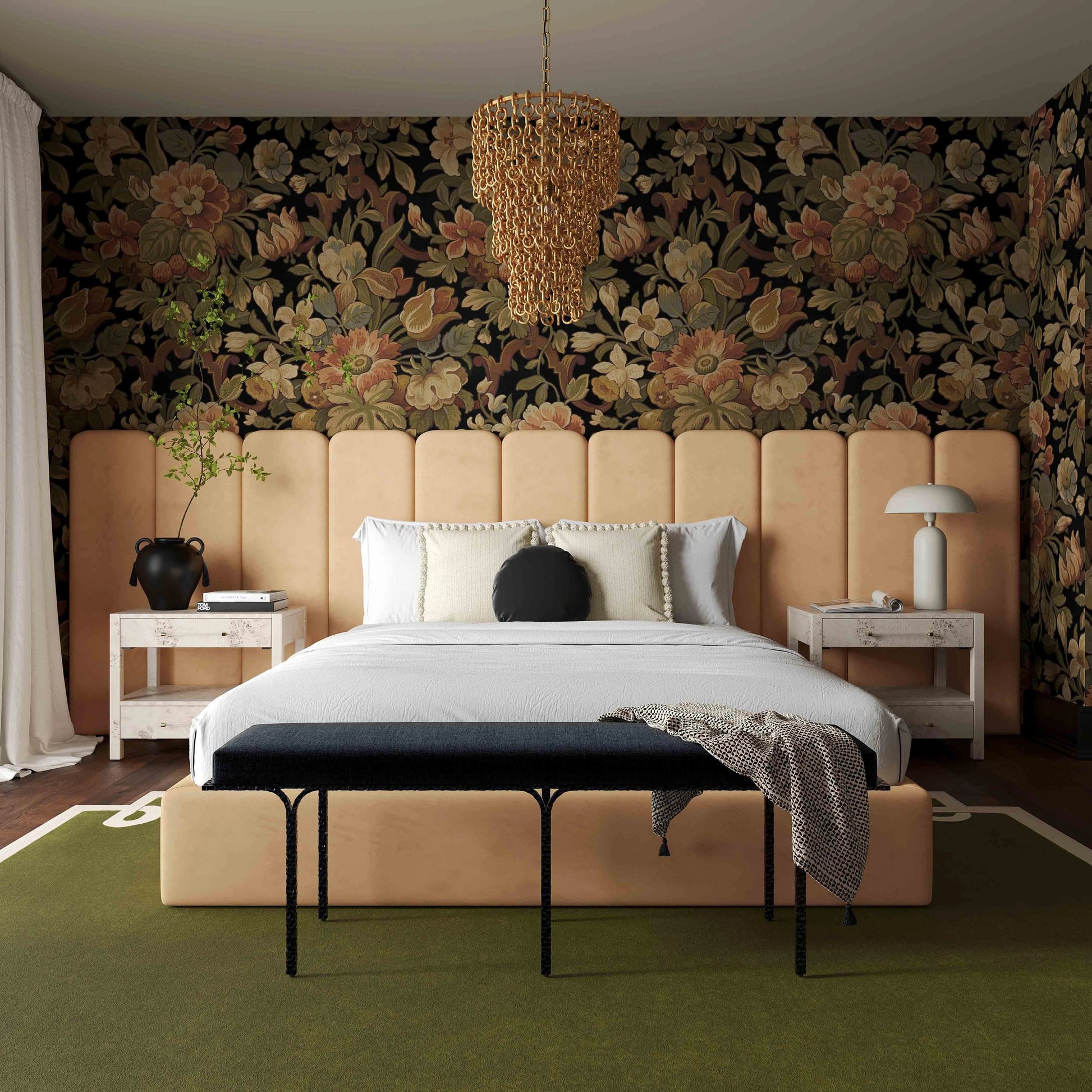 Palani Velvet Wings by TOV Furniture. Made from plywood, velvet in a modern style.
