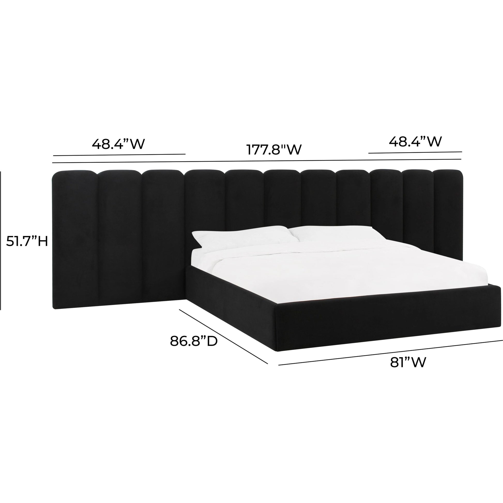 Palani Velvet Wings by TOV Furniture. Made from plywood, velvet in a modern style.