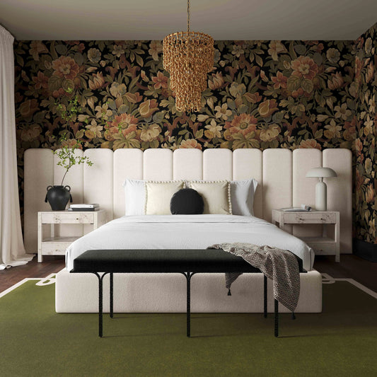 Palani Boucle Wings (Set of 2) by TOV Furniture in cream. Made from boucle, plywood in a modern style.