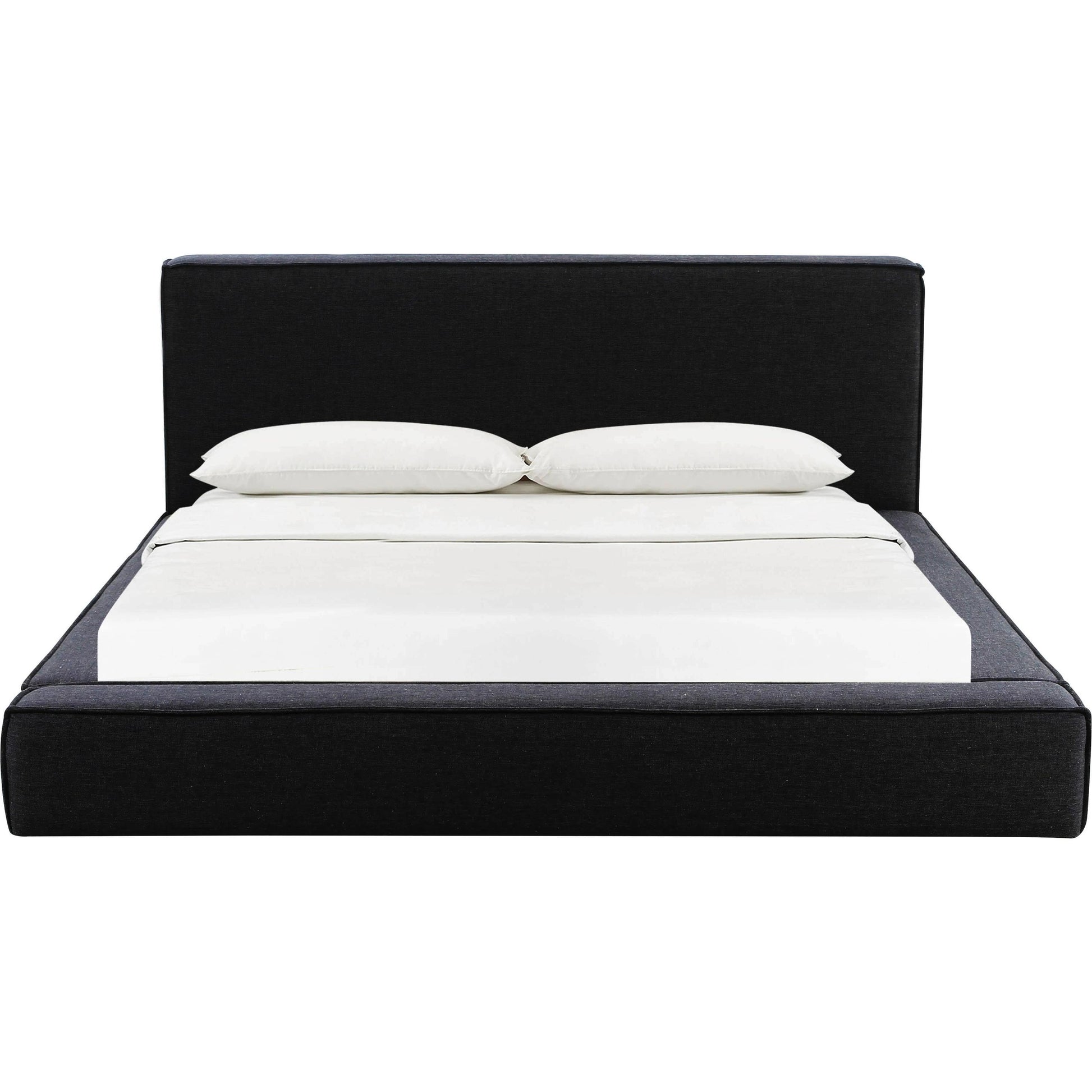 Olafur Linen Bed by TOV Furniture. Made from fabric, plywood in a modern style.