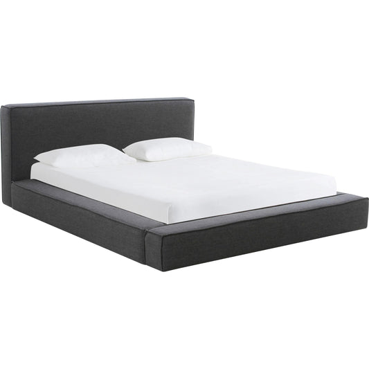Olafur Linen Bed by TOV Furniture. Made from fabric, plywood in a modern style.