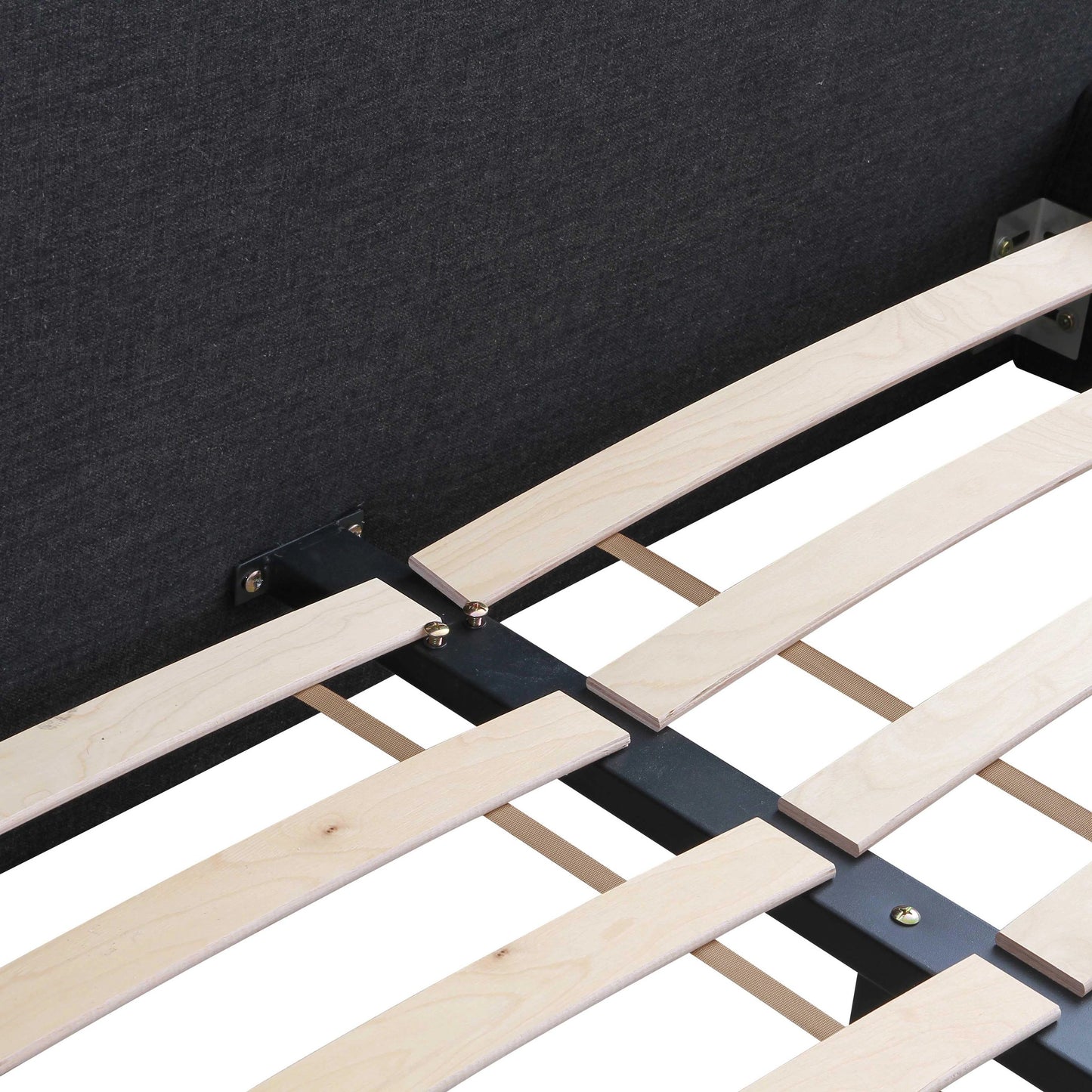 022 SI-2107474 | Closeup | Olafur Linen Bed by TOV Furniture. Made from fabric, plywood in a modern style.