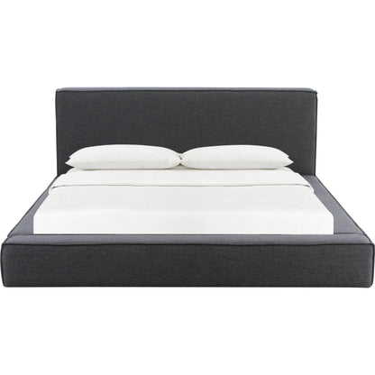 Olafur Linen Bed by TOV Furniture. Made from fabric, plywood in a modern style.